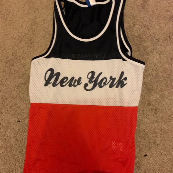 NEW YORK Tri Color Tank Top - Picture 1 of 3